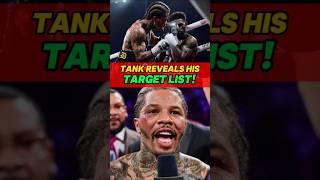 Gervonta Davis REVEALS His Next Target Fights‼️ #gervontadavis #boxingshorts