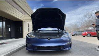 2022 Tesla Model S with Amazing New Function - Custom Made Power Frunk System