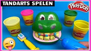 Play Doh Krokodil met kiespijn uitpakken | Family Toys Collector