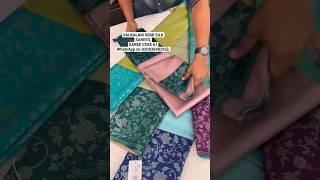 ️ Premium Valkalam Semi Silk Sarees #saree #wedding #shorts