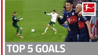 Ribery, James Rodriguez and More - Top 5 Goals on Matchday 21