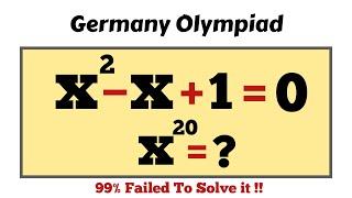 Germany | A Nice Algebra Math Olympiad Question | Viral Math | Sybermath | Premath | Pi Nerds