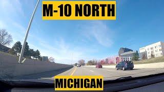 Driving with Scottman895: M-10 North | Lodge Freeway | MICHIGAN