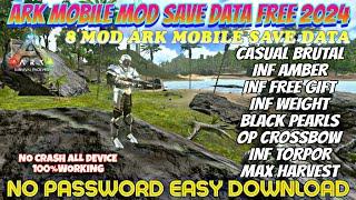 ARK MOBILE SAVE DATA | LVL 100 | INF AMBER | INF FREE GIFT | OP CROSSBOW | MAX HARVEST AND MORE...