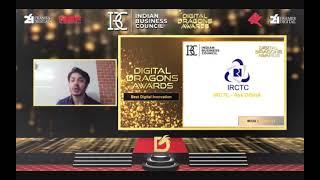 AI Virtual Assistant AskDISHA of IRCTC, powered by CoRover | Best Digital Innovation Award.