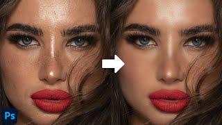 High-End Skin Softening in 1 Minute in Photoshop | Fast Retouch | photoshop tutorial