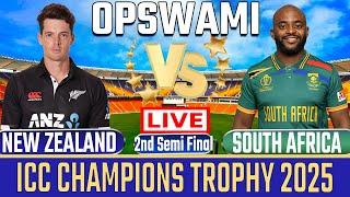  Live Semi Final : South Africa vs New Zealand Champion Trophy 2025 | Today Live Match | Commentary