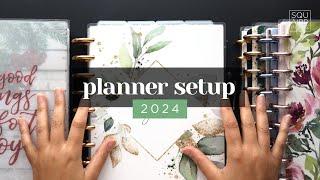 PLANNER SETUP 2024 :: 1-Planner System from 4 Planners using Discbound Classic Happy Planner Inserts