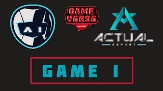 AI Esports Vs Actual Esports Game 1 | GameVerse  #aiesports #ooredoo #ai #actualesports