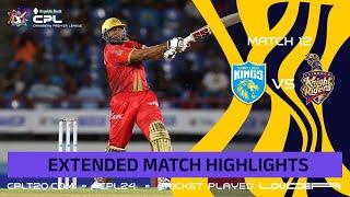 Extended Highlights | Saint Lucia Kings vs Trinbago Knight Riders | CPL 2024