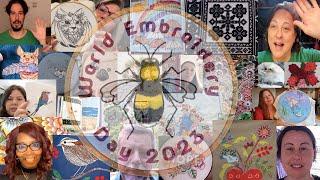 World Embroidery Day 2023 - Stitching around the world with you