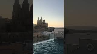 Pergola Hotel & Spa, Mellieħa #infinity pool #Mellieha Church