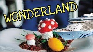 Royal Caribbean's WONDERLAND!  Molecular Gastronomy Cruise Ship Restarant