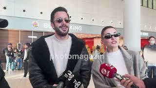 Barış Arduç ve Hande Erçel ile Havalimanında Röportaj