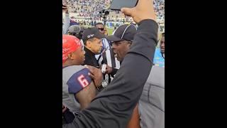 SWAC Referee pushes Jackson State Football Player out of the Coin Toss | SWAC Championship 2024 #jsu