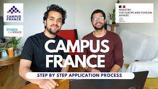 CAMPUS FRANCE APPLICATION PROCESS | HIGHER STUDIES | STEP BY STEP GUIDE