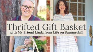 Mystery Gift Basket THRIFT SWAP with Linda from Life on Summerhill