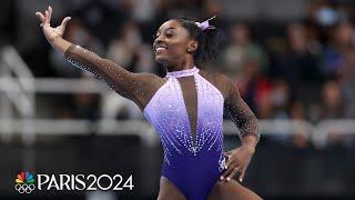 Simone Biles halfway to HISTORY after dominant opening night at US Nationals | NBC Sports