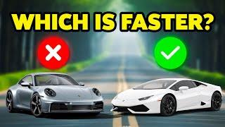 Which Car Is Faster? - Guess The Right Car (Quiz)