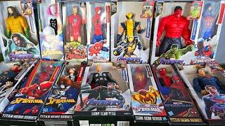 UNBOXING MARVEL SPIDEY & HULK ACTION FIGURES, SPIDER-MAN, IRON MAN, CAPTAIN AMERICA, THOR SUPERHERO