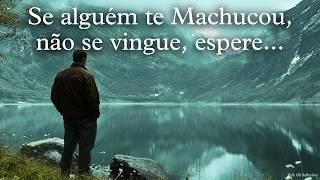 SE ALGUÉM TE MACHUCOU, NÃO SE VINGUE, ESPERE...