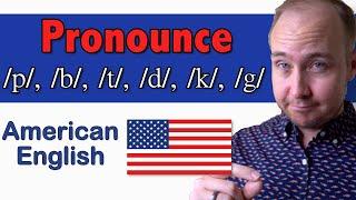 Plosives p, b, t, d, k, g | 44 Sounds of American English