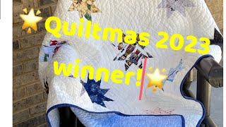 Martha’s Creative Life Quiltmas 2023 winner!!!