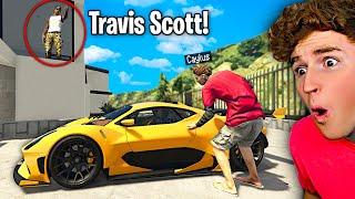 I Stole TRAVIS SCOTT'S Supercars In GTA 5.. (Mods)