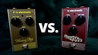 TC Electronic Honey Pot Fuzz VS. Rusty Fuzz - Guitar Pedal Comparison