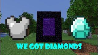 WE GOT DIAMONDS | Minecraft Survival Lets Play