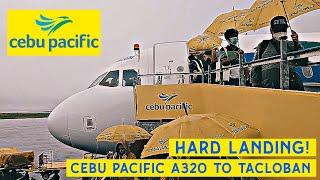 STORMY FLIGHT | Cebu Pacific A320-214 to Tacloban