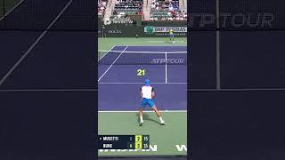 Rune Wins 30-SHOT Rally vs Musetti 