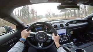 2022 Ford Mustang GT Premium Coupe POV ASMR | Walkaround and Test Drive