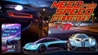 LAST RACE | Special Event Kingslayer DAY3 | NFS NO LIMITS ITSSILVERPEARL #gaming #MOBILEGAMEPLAY