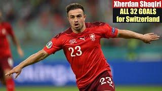 Xherdan Shaqiri ◉ All 32 Goals for Switzerland 