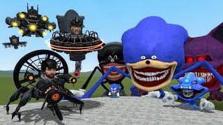 ALL SKIBIDI TOILET BOSSES VS ALL THE SONIC TAPES FAMILY! Who Is Stronger In Garry's Mod?