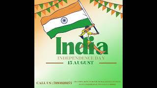 Wish You all Happy Independence day from SB Creationz