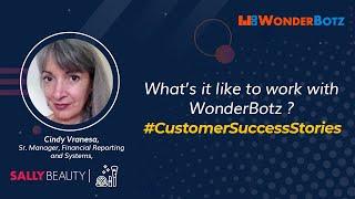 What's it like to work with WonderBotz -  Cindy Vranesa, Sally Beauty