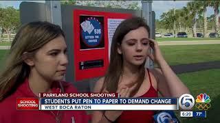 West Boca Raton students demand change in letters to Congress