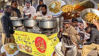 13 YEAR'S OLD LEGENDARY FOOD DHABA BREAKFAST | ROADSIDE UNLIMITED MEALS | DESI STREET FOOD NASHTA