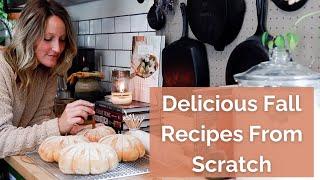 A Cozy Autumn Day Baking From Scratch