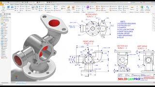 Autodesk inventor Tutorial Create 3d Model  Exercise 100