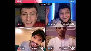 tiktok live megafan roshka tema var