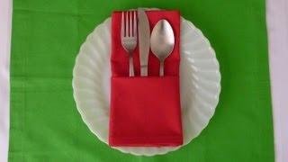 Napkin Folding - Basic Pouch