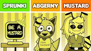 Incredibox Sprunki Mustard VS Abgerny Mustard VS OG Incredibox Mustard (ALL Characters Comparison)