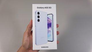 Samsung Galaxy A55 5G unboxing, camera, speakers, antutu, gaming test