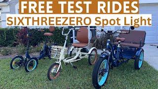 FREE eBike Test Rides Nationwide! Sixthreezero eBike and eTrike Company