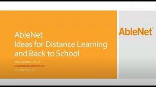 Ideas for Distance Learning and Back to School