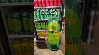 Unboxing Seagram’s Ginger Ale  ￼