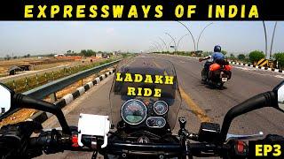 Ladakh bike trip | Prayagraj to Delhi via Agra Lucknow Expressway and Yamuna Expressway | Ep3